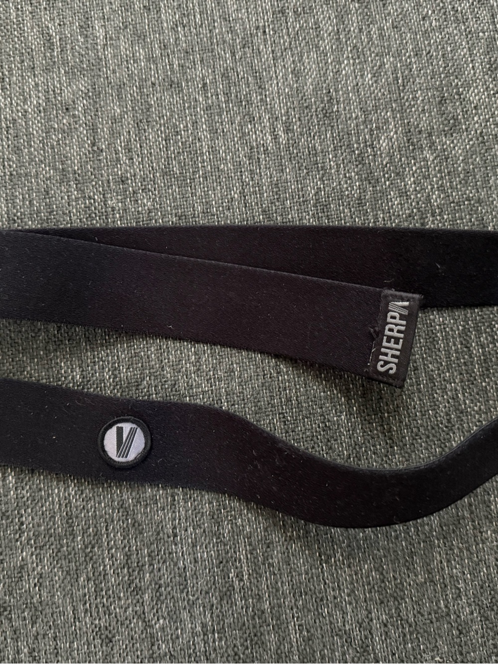 Sherpa  Black Men's Stretch belt for hiking and outdoor pants adustable OS